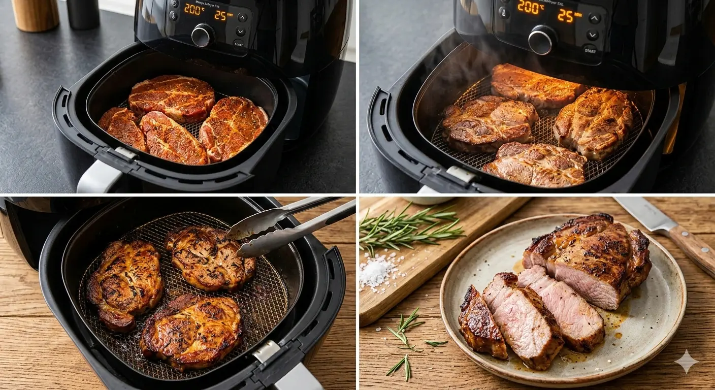 Zubereitung von Schweinenacken im Airfryer – Schritt für Schritt Anleitung