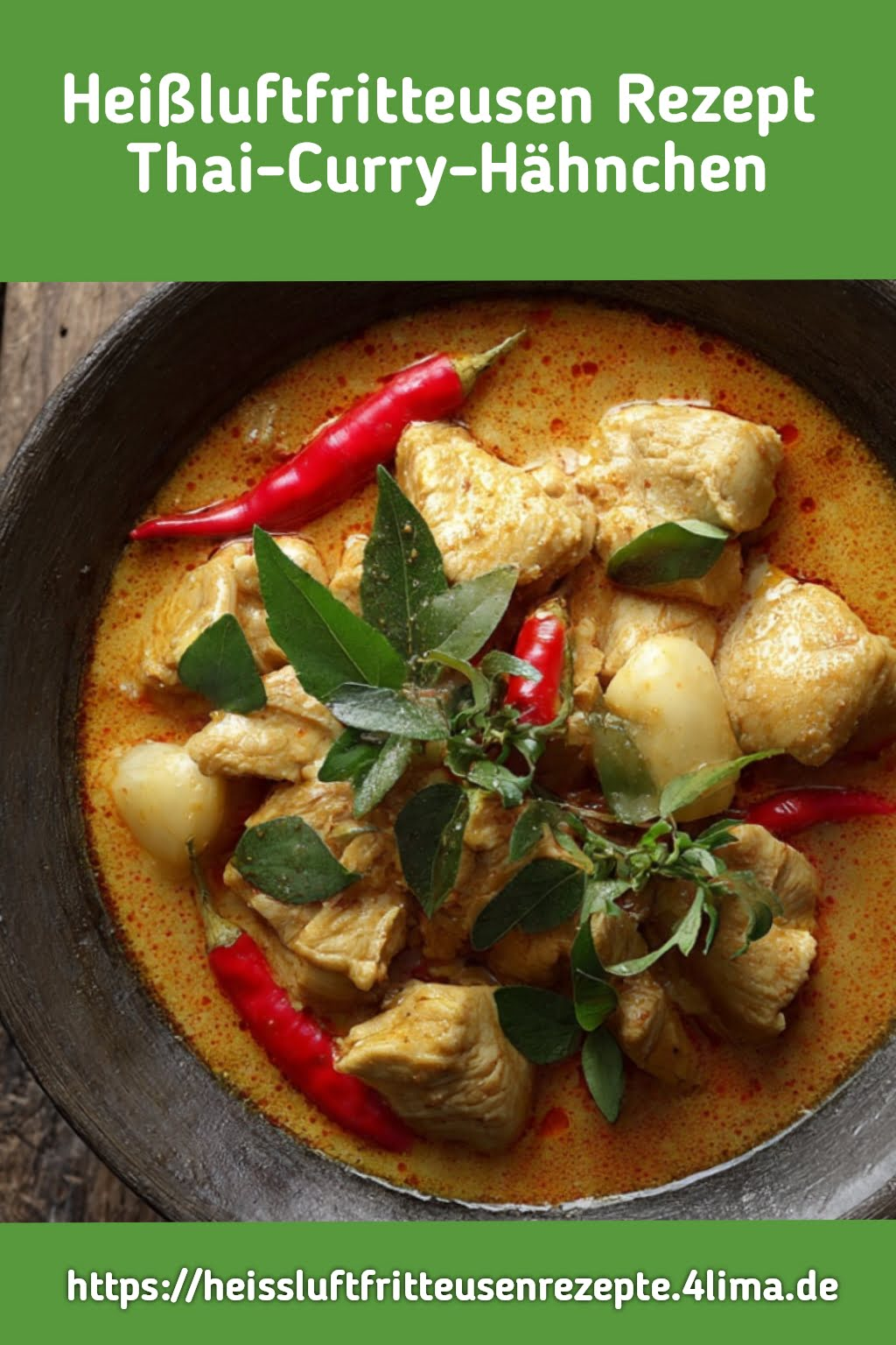Pinterest Pin: Heißluftfritteusen Rezepte – knusprige Airfryer Gerichte zum Pinnen